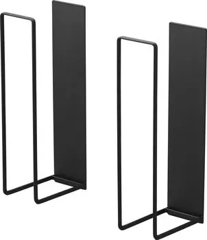 Магнитный картонный держатель Yamazaki Jitsugyo, черный, W7 xx, башенный картонный держатель, можно завязать, как есть, 3949 Прибл.. Д12,5 В30,5см (за штуку) чёрный