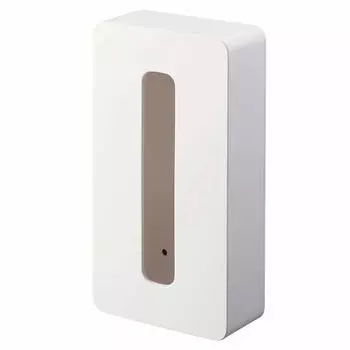 Магнитный компактный футляр для салфеток Yamazaki Jitsugyo, белая мягкая упаковка с внутренними размерами приблизительно xx Tower, только мягкая упаковка салфеток, экономия места белый