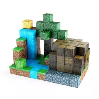 Магнитный конструктор для сборки игрушки декомпрессия детская развивающая игрушка размер 25 мм