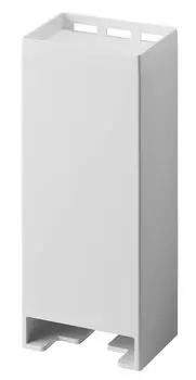 Магнитный контейнер для соли для ванн Yamazaki Jitsugyo, белая башня, футляр для хранения твердой соли для ванн, ванная комната рядом со стиральной машиной, 5748 прибл. белый