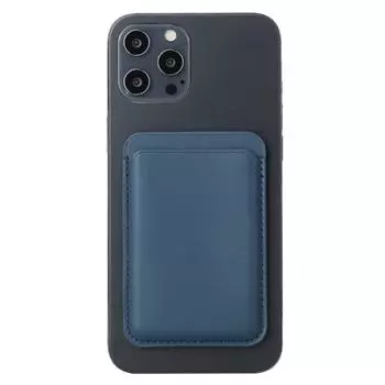 Магнитный кошелек держатель для карт сумка телефон для чехла аксессуары PU кожаный чехол для кредитных карт для женщин мужчин чёрный