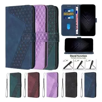 Магнитный кожаный чехол-кошелек для Samsung Galaxy S25 S24 S23 S22 S21 S20 Ultra Plus FE | Чехол-книжка с держателем для карт Galaxy S25 красный