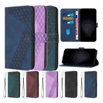 Магнитный кожаный чехол-кошелек-книжка для Xiaomi A1 A2 A3 POCO X3 X4 M4 F7 Pro Ultra 9 13 Lite 4G 5G Phone Cover | Классический дизайн Xiaomi A1 чёрный