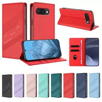 Магнитный кожаный чехол-кошелек с откидной крышкой для Google 5 5A 6 6A 7 7A 8 8A 9 9A 10 Pro XL Чехол для телефона | Классический дизайн с отделениями для карт Pixel 5 зелёный