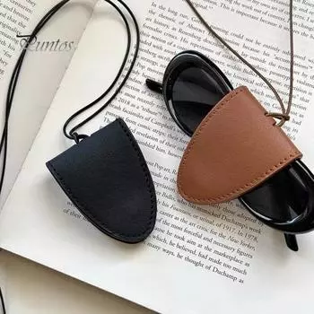 Магнитный кожаный держатель для очков с ремешком, зажим для шляпы для путешествий, сверхлегкая вешалка для солнцезащитных очков, магнитный зажим для ключей, головные уборы B красный