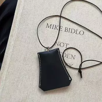 Магнитный кожаный клип для ожерелья для солнцезащитных очков: Женская многофункциональная цепочка для хранения очков и аксессуаров