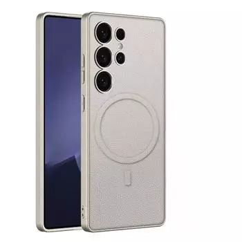 Магнитный кожаный жесткий чехол для телефона Samsung Galaxy S25 S24 Plus S23 ультра ударопрочный защитный чехол For Galaxy S25