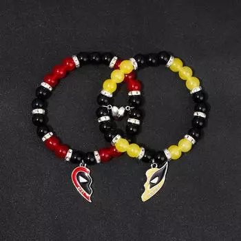 Магнитный Красный И Желтый Лучший Друг Браслет Подарок, Браслет, One Size