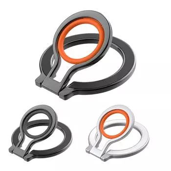 Магнитный кронштейн для кольца на палец, пряжка, магнитное гнездо для кольца на палец, подставка для мобильного телефона, кронштейн для автомобильного стола чёрный