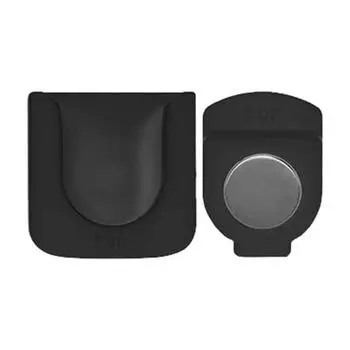 Магнитный кронштейн для пульта дистанционного управления Простая установка Универсальная посадка Стабильное настенное крепление Держатель для пульта кондиционера чёрный