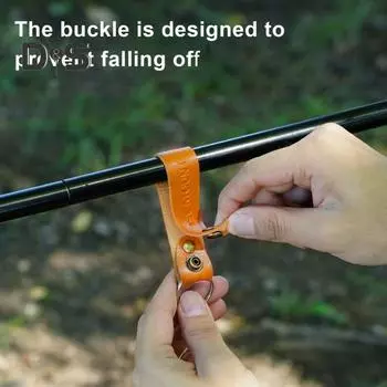 Магнитный крючок для благовоний с кнопкой-защелкой, ремешок из искусственной кожи, портативный, прочный, из нержавеющей стали, для кемпинга, для использования на открытом воздухе