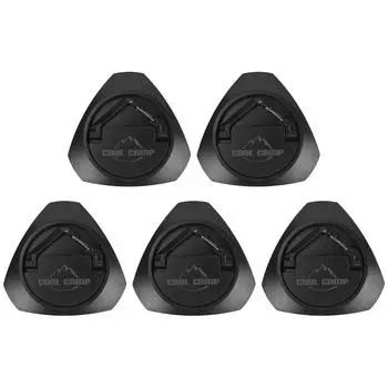 - Магнитный крючок для палатки для кемпинга, навес для наружной палатки, подвесной крючок с пряжкой (черный)