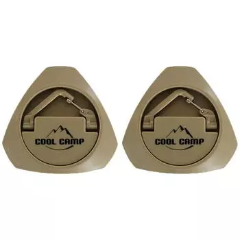 - Магнитный крючок для палатки для кемпинга, навес для наружной палатки, подвесной крючок с пряжкой (хаки)