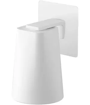 Магнитный крючок для пленки Yamazaki Jitsugyo, стакан, белый, Ш7 x Г7 x Ш7 xx, когда башня плавает, простая установка, 5487, прибл.. Высота 9,5 см (тумблер) Прибл. белый