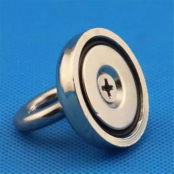 Магнитный крючок для восстановления 32/36/48/60 мм, сильное кольцо для рыбалки, дайвинга и охоты за сокровищами 14kg 25mmx30mm