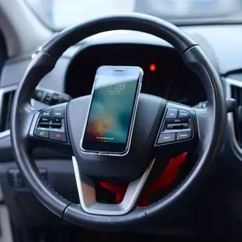Магнитный круглый автомобильный держатель для телефона на руль, подставка для телефона, вращающийся фиксированный кронштейн, поддержка GPS для Xiaomi Iphone