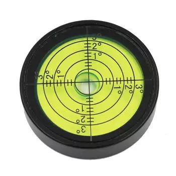 Магнитный Круглый Универсальный Пузырьковый Уровень Спиртовой Уровень Динамик Выравниватель Диаметр 40x10мм Светящийся Доступен 1 ШТ.