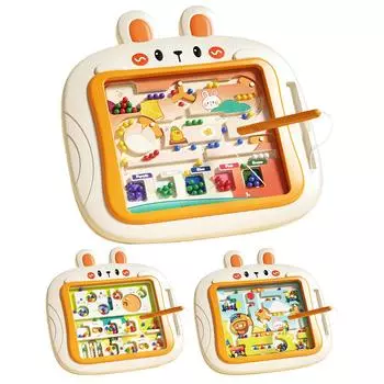 Магнитный лабиринт дошкольные развивающие обучающие игрушки логическая игра подарок для детей Color classification