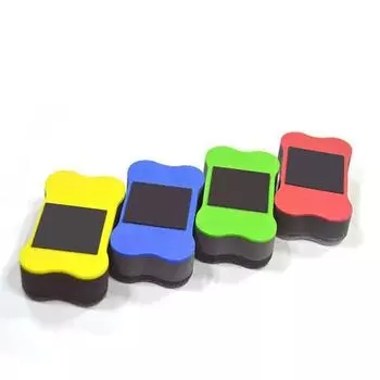 Магнитный ластик для чистки белой доски, канцелярские принадлежности в форме кости для офиса и школы, адсорбционный очиститель для школьных досок красный