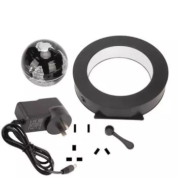 Магнитный левитационный глобус со встроенной светодиодной подсветкой Магнитный плавающий глобус Карта мира Украшение для офиса D US Plug 100240V