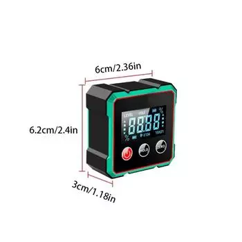 Магнитный Магнитный Угломер Лазерный Уровень Угломер Куб Инклинометр Инклинометр DIY Проекты