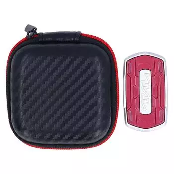 Магнитный металлический тактильный слайдер с металлическим звуком, снятие стресса, декомпрессия, вращающийся Ti красный