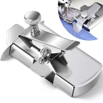 Магнитный направитель для швейной машины, многофункциональная прямая линейка, линейка для подгибки нитей, швейная линейка для шагающей швейной машины светло-серый