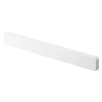 Магнитный настенный держатель для ножей Yamazaki Jitsugyo W35, белая башня, силиконовая поверхность, для хранения ножей 5201 и прибл.. Ш35XГ1.7XВ4см