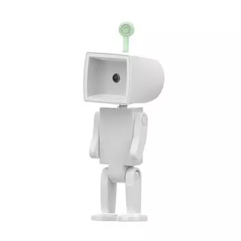 Магнитный ночник-астронавт, робот, книжный светильник, настольный строительный блок, ночник с рассеянным светом One Size