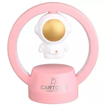 Магнитный ночник детский ручной работы астронавт магнитный ночник подарок на день рождения зарядка через USB yellow.