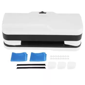 Магнитный очиститель окон, регулируемый двухсторонний стеклоочиститель, инструменты для чистки домашнего офиса(белый ) оранжевый