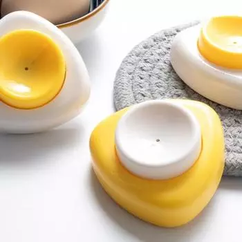 Магнитный пирсинг для яиц с булавкой из нержавеющей стали, многоразовый компактный размер, дырокол для вареного яйца, кухонный инструмент для прокалывания яиц белый