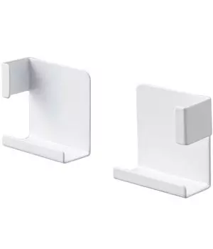 Магнитный планшет для ванной комнаты Yamazaki Jitsugyo 4983, крепится с помощью держателя, совместимого с различными размерами, туман, белый, прибл.. W5.2XD2.5XH5см, Туман, Обрезка, белый