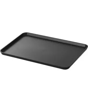Магнитный поднос Yamazaki Jitsugyo, черный x D21 x Tower Floating Storage Obon Lunch Tray 1629 (Ямадзаки) Ш31,5 В1,7 см