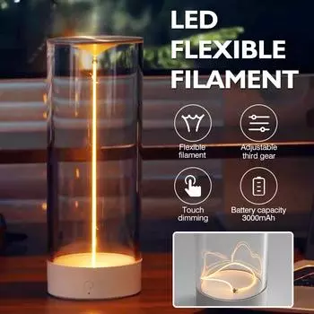 Магнитный присоска мини-зарядный бар атмосферный свет креативный маленький ночник удобный кемпинг