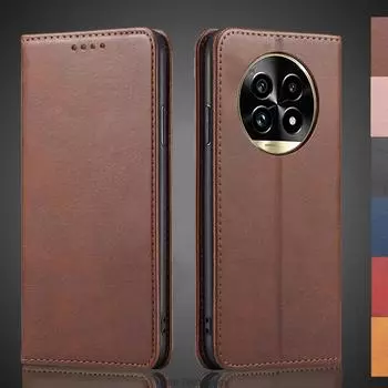 Магнитный притяжение кожаный чехол для OPPO Realme 13 Pro plus / Realme13 Pro кобура флип чехол кошелек сумки Capa Fundas Coque Realme 13 Pro&Just Case