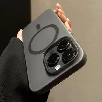 Магнитный прозрачный матовый чехол для ПК для IPhone 15 14 13 12 11 Pro Max Plus, жесткий роскошный чехол с беспроводной зарядкой и защитой от отпечатков пальцев For iphone 11