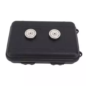 Магнитный ящик для хранения 15,5x10x4,5 см, водонепроницаемый, магнитный держатель для ключей под машину с 4 пряжками безопасности