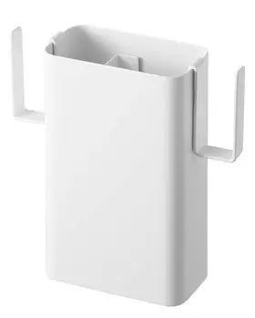 Магнитный разделитель для утюжка для волос Yamazaki Jitsugyo 5358, белый, приблизительный размер. W10XD5.7XH16.5cm Подвижная пластина-разделитель