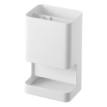 Магнитный разделитель для утюжка для волос Yamazaki Jitsugyo 5389, белый, приблизительный размер. Подвижный разделитель башни W10XD7.8XH16.5cm