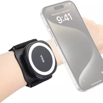 Магнитный ремешок для телефона VRIG MG13 Магнитный держатель для телефона на запястье Магнитный держатель для телефона на запястье чёрный