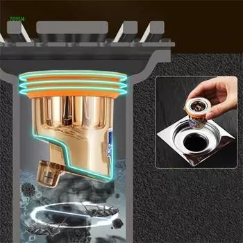 Магнитный самозакрывающийся дренажный клапан для пола с защитой от запаха и насекомых, диаметр сердечника 36-39 мм, противозапаховый обратный поток воды, крышка для дренажного отверстия для душа, фильтр для волос