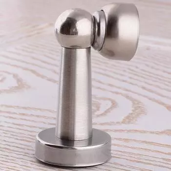 Магнитный серебряный дверной упор из нержавеющей стали, бесшумный дверной магнит, дверной держатель deurstopper ferma porta tope puerta