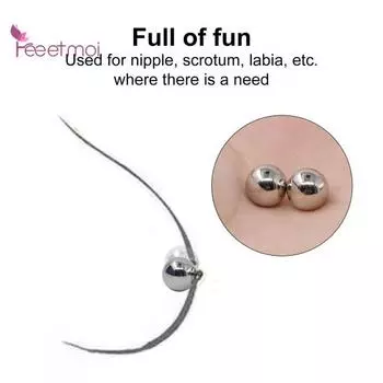 Магнитный шарик, свободные руки, длинные твердые магнитные зажимы для сосков, срок службы 2pcs