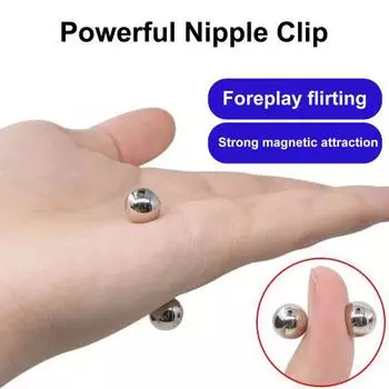 Магнитный шарик, свободные руки, длительный срок службы, твердые магнитные зажимы для сосков для женщин 2pcs