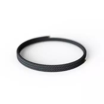[Магнитный шнур] Импортные бусины на нити Луантон Черный кожаный шнур DIY Магнитный шнур для подвески Ожерелье-шнурок Ремешок для переноски Шнурок Black 58cm