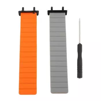 Магнитный силиконовый ремешок для часов T Rex 3, быстросъемный, устойчивый к поту, спортивный ремешок для часов оранжевый