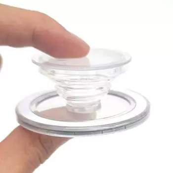 Магнитный складной держатель для мобильного телефона, карманная розетка, поддержка Magsafe IPhone Mac, Samsung, сейф, расширяемая подставка для безымянного пальца чёрный