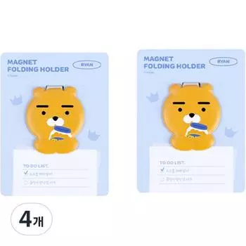 Магнитный складной держатель Kakao Friends, Ryan, 4 шт., Лучший персонаж Кореи