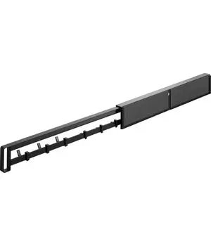 Магнитный скрытый боковой крючок для холодильника Yamazaki Jitsugyo, черный x D45 83 x Tower Hide Storage Hanging Storage Tool Hook Hook Bar 1862 Body чёрный